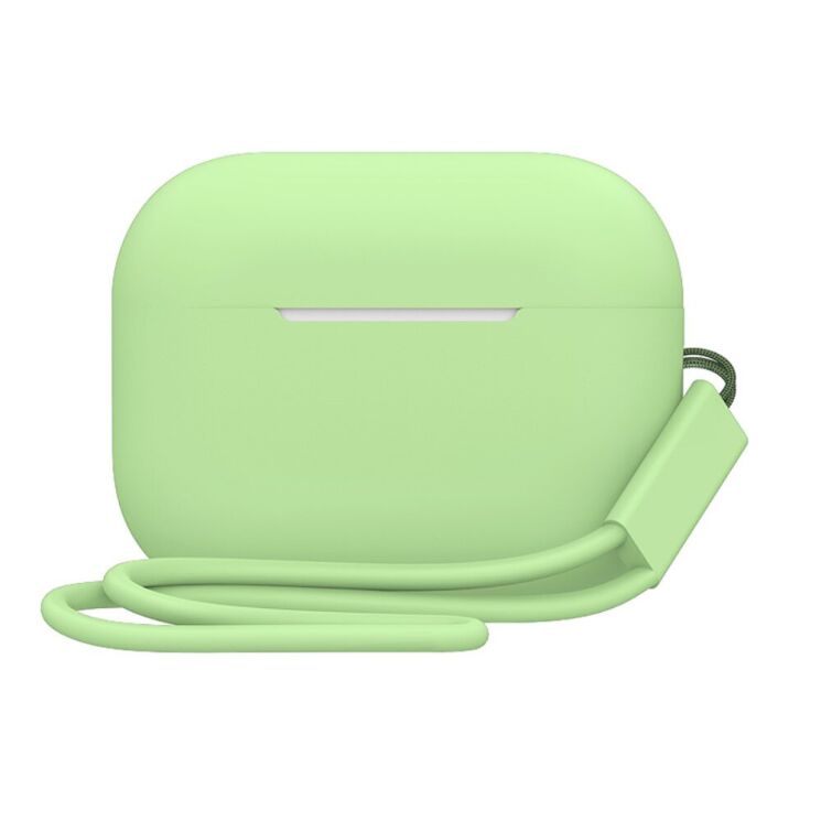 Силіконовий чохол UniCase Silicone Sleeve для Apple AirPods Pro 2 - Matcha Green: фото 1 з 7