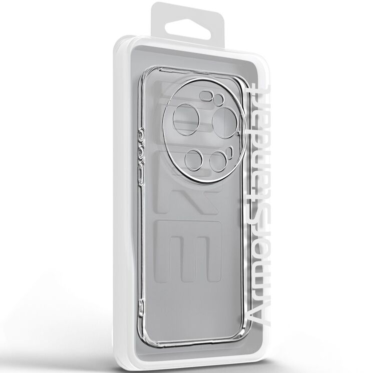 Силиконовый (TPU) чехол ArmorStandart Air Series для Xiaomi 17 Ultra - Transparent: фото 3 из 6