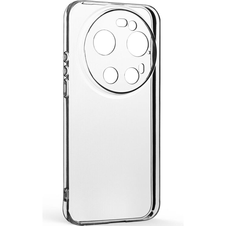 Силиконовый (TPU) чехол ArmorStandart Air Series для Xiaomi 17 Ultra - Transparent: фото 2 из 6