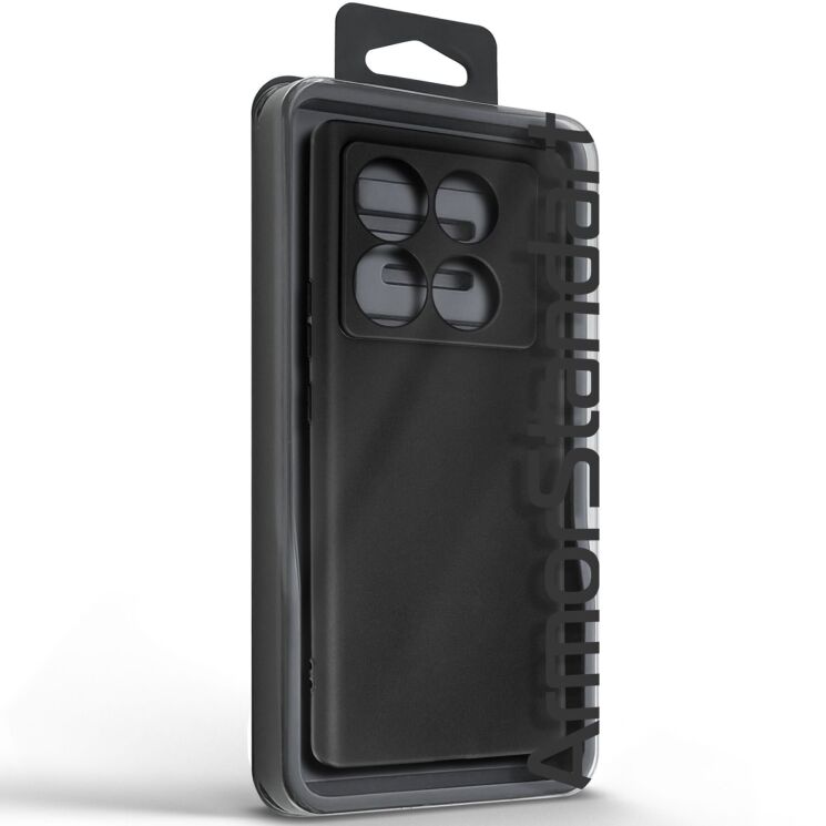 Силиконовый (TPU) чехол ArmorStandart Matte Slim Fit для Infinix Note 40 Pro - Black: фото 3 из 5