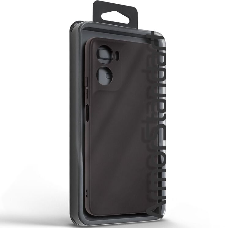 Силиконовый (TPU) чехол ArmorStandart Matte Slim Fit для Motorola Moto G06 - Black (401541B) Силиконовый (TPU) чехол ArmorStandart Matte Slim Fit для Motorola Moto G06 - Black: фото 3 из 5