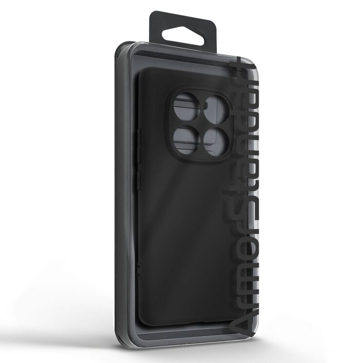 Силиконовый (TPU) чехол ArmorStandart Matte Slim Fit для Xiaomi Redmi Note 14 Pro 5G / Poco X7 - Black: фото 5 из 5