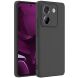 Силиконовый (TPU) чехол Deexe Matte Case для Xiaomi Poco M7 Pro - Black (374404B). Фото 1 из 5