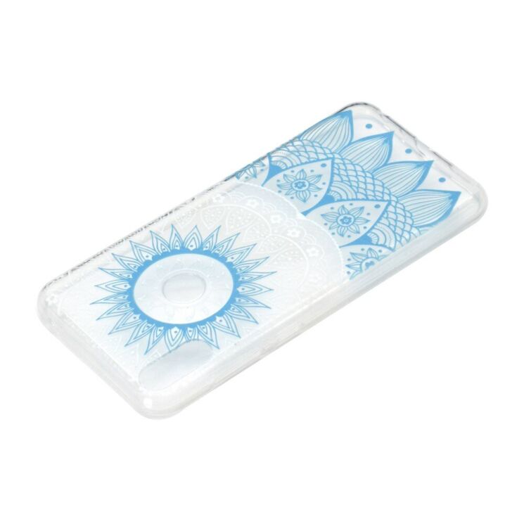Силіконовий (TPU) чохол Deexe Pretty Glossy для ASUS Zenfone 5 (ZE620KL) - Blue Mandala: фото 4 з 6