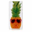 Силиконовый (TPU) чехол Deexe Pretty Glossy для Samsung Galaxy Note 10 (N970) - Pineapple (227926B)
