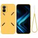 Силіконовий (TPU) чохол Deexe Silicone Case для Infinix GT 50 Pro - Yellow (422412Y). Фото 1 з 9
