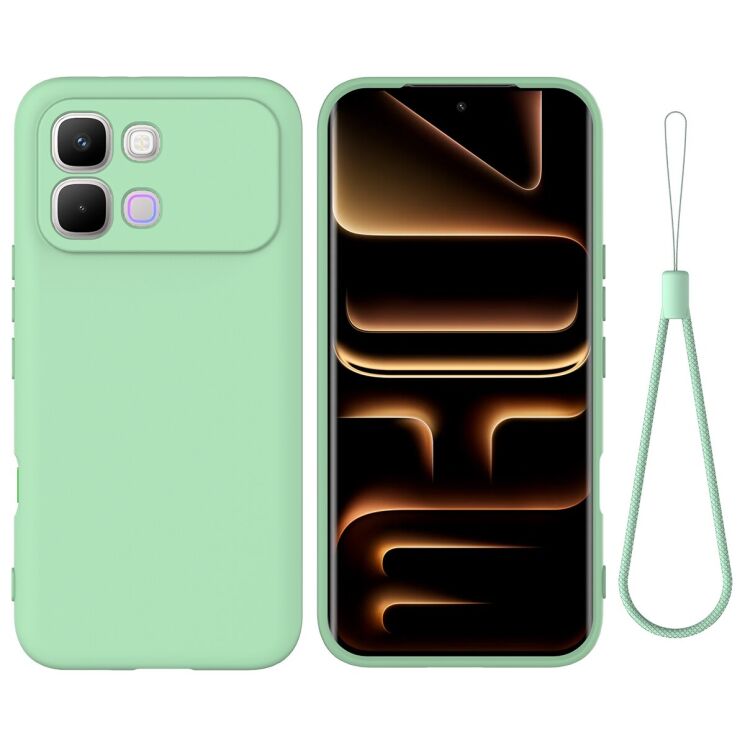 Силиконовый (TPU) чехол Deexe Silicone Case для Infinix Note Edge - Green: фото 1 из 9