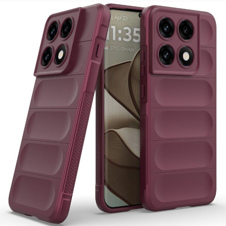 Силіконовий (TPU) чохол Deexe Terra Case для Motorola Edge 70 Pro - Wine Red (412005WR) Силіконовий (TPU) чохол Deexe Terra Case для Motorola Edge 70 Pro - Wine Red: фото 2 з 8