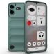 Силіконовий (TPU) чохол Deexe Terra Case для Nothing Phone (4b) - Green (218405G). Фото 1 з 6