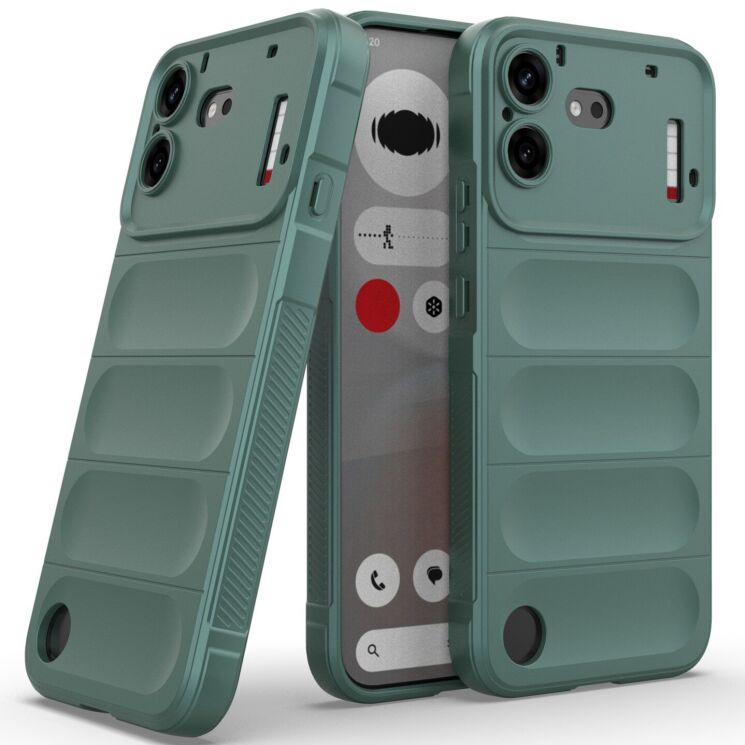 Силіконовий (TPU) чохол Deexe Terra Case для Nothing Phone (4b) - Green (218405G) Силіконовий (TPU) чохол Deexe Terra Case для Nothing Phone (4b) - Green: фото 2 з 6