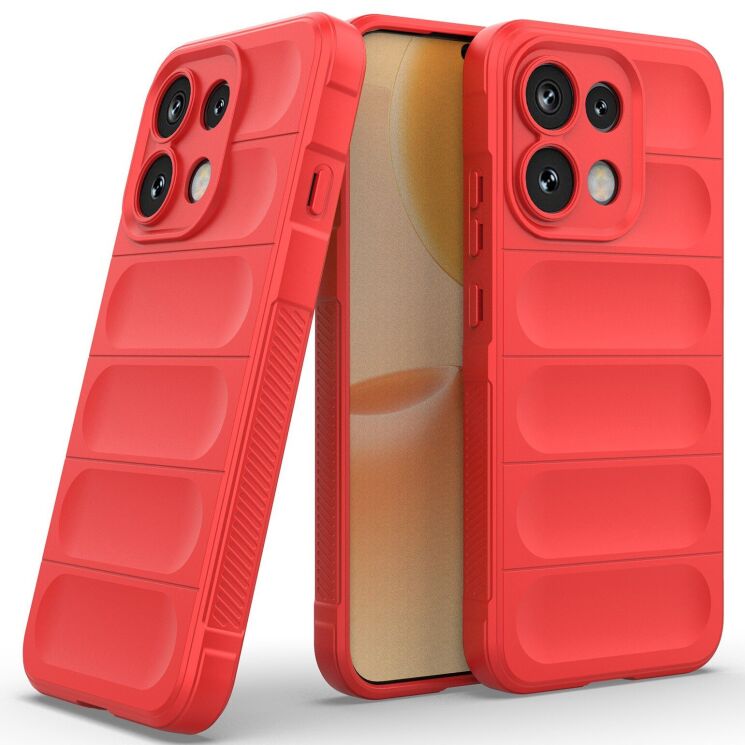 Силиконовый (TPU) чехол Deexe Terra Case для OPPO Reno 16 F/FS - Red: фото 2 из 8