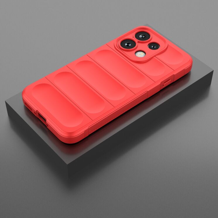 Силиконовый (TPU) чехол Deexe Terra Case для OPPO Reno 16 F/FS - Red: фото 5 из 8
