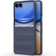 Силиконовый (TPU) чехол Deexe Terra Case для Samsung Galaxy Flip 8 - Dark Blue (423515DB)