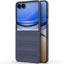 Силиконовый (TPU) чехол Deexe Terra Case для Samsung Galaxy Flip 8 - Dark Blue: фото 1 из 6