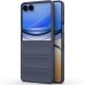 Силиконовый (TPU) чехол Deexe Terra Case для Samsung Galaxy Flip 8 - Dark Blue (423515DB). Фото 1 из 6