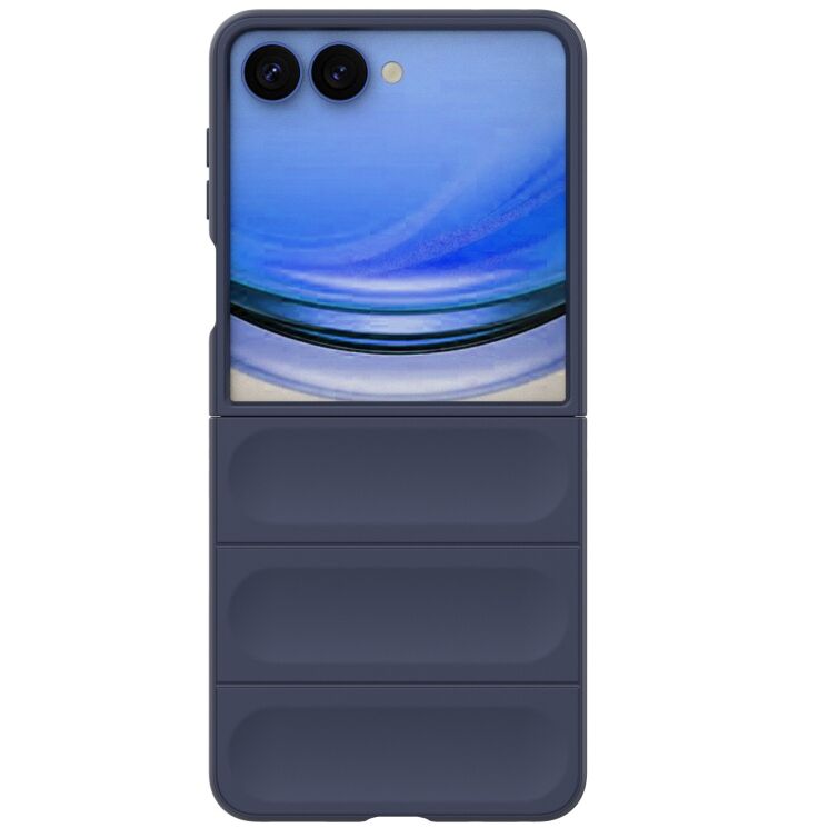 Силиконовый (TPU) чехол Deexe Terra Case для Samsung Galaxy Flip 8 - Dark Blue: фото 3 из 6