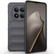 Силиконовый (TPU) чехол Deexe Terra Case для Xiaomi Redmi Note 15 Pro - Dark Grey (405212DH)
