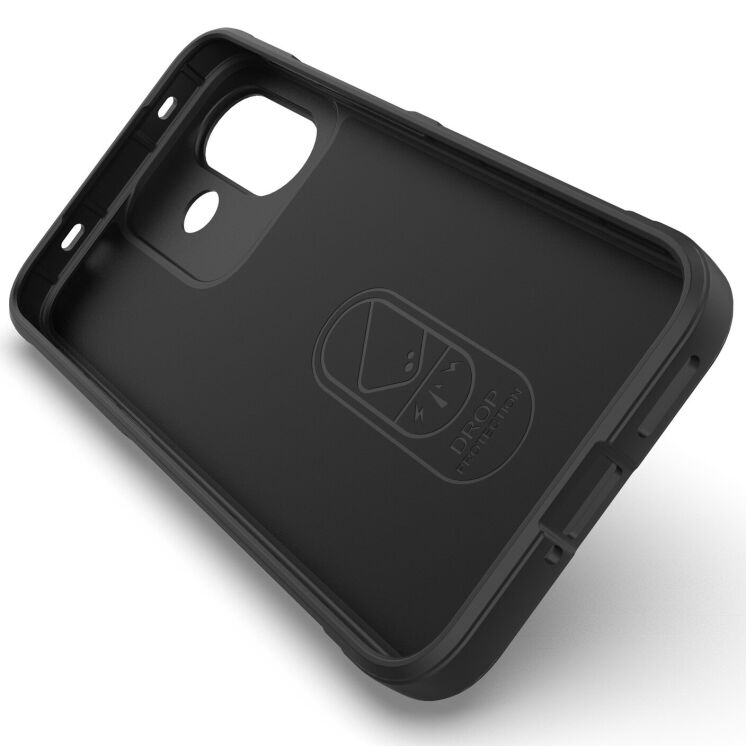 Силіконовий (TPU) чохол Deexe Terra Case для Xiaomi Redmi Note 17 Pro - Black: фото 3 з 6