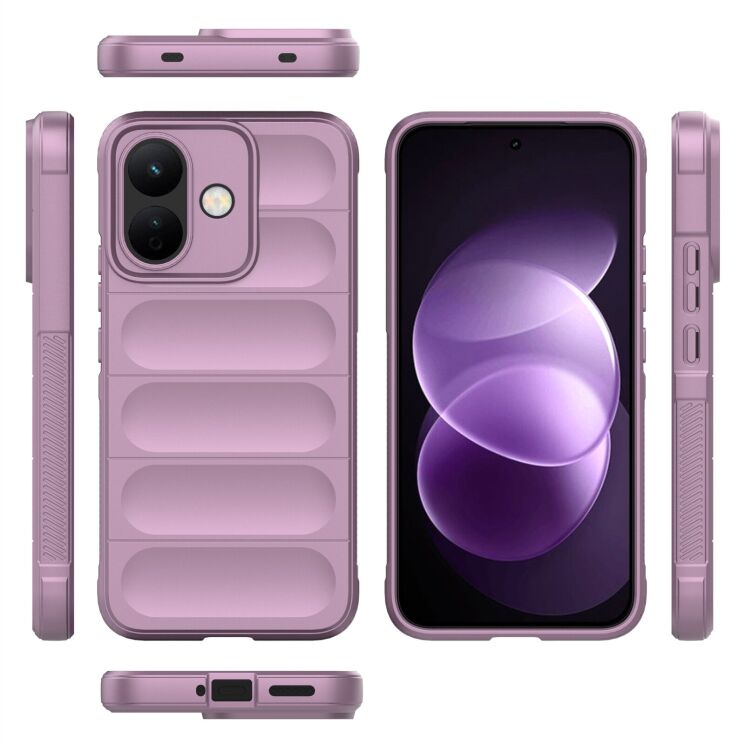 Силиконовый (TPU) чехол Deexe Terra Case для Xiaomi Redmi Note 17 Pro - Light Purple: фото 4 из 4