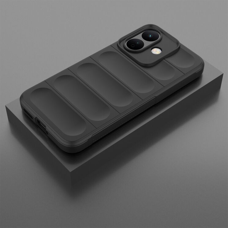 Силіконовий (TPU) чохол Deexe Terra Case для Xiaomi Redmi Note 17 Pro - Black: фото 4 з 6