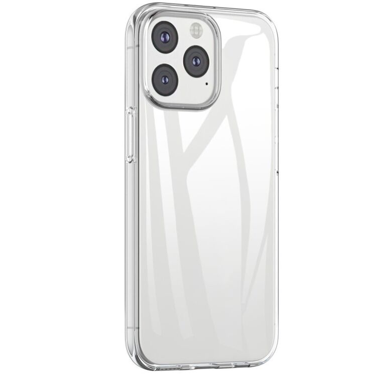 Силиконовый (TPU) чехол Deexe UltraThin для Apple iPhone 13 Pro - Transparent: фото 5 из 8
