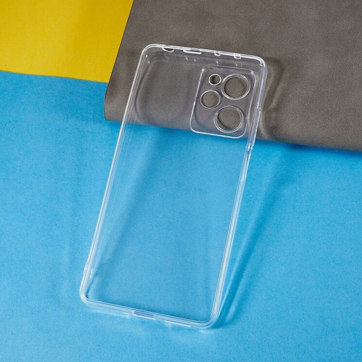 Силиконовый (TPU) чехол Deexe UltraThin для Xiaomi Poco X5 Pro - Transparent: фото 5 из 6