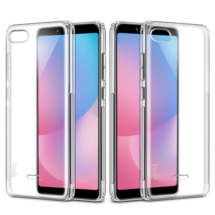 Силиконовый (TPU) чехол IMAK Airbag Case для Xiaomi Redmi 6A - Transparent: фото 2 из 10