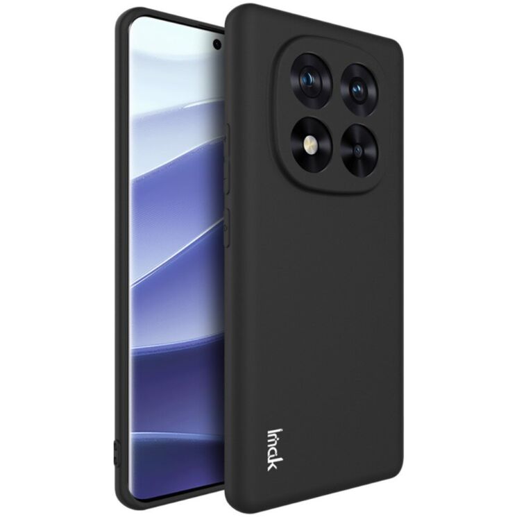 Силиконовый (TPU) чехол IMAK UC-3 Series для Xiaomi Redmi Note 14 Pro 5G / Poco X7 - Black: фото 1 из 6