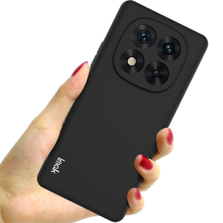 Силиконовый (TPU) чехол IMAK UC-3 Series для Xiaomi Redmi Note 14 Pro 5G / Poco X7 - Black: фото 4 из 6