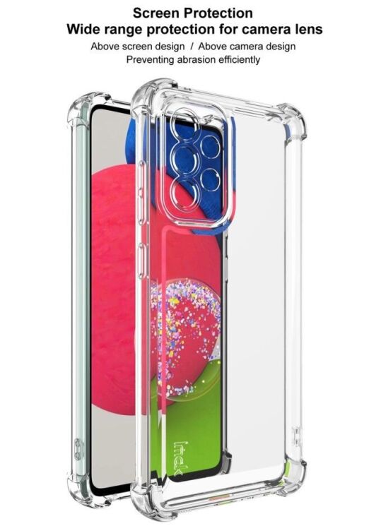 Силиконовый (TPU) чехол IMAK UX-4 Series для Samsung Galaxy A52 (A525) / A52s (A528) - Transparent: фото 11 из 13