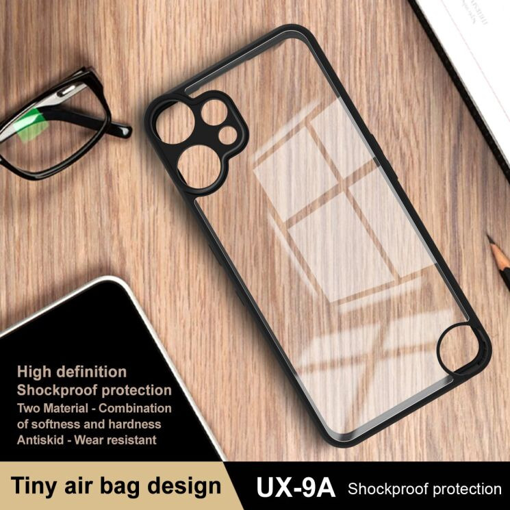 Силіконовий (TPU) чохол IMAK UX-9A Series для Nothing CMF Phone 2 Pro - Black: фото 3 з 7
