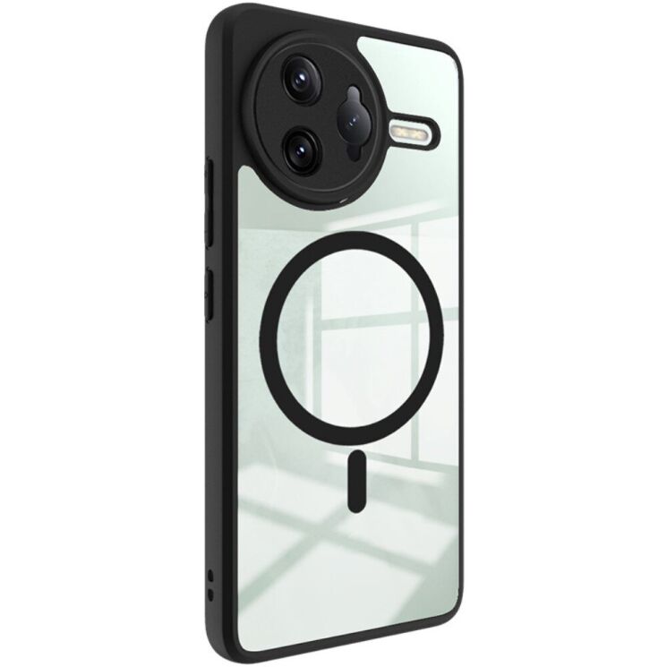 Силиконовый (TPU) чехол IMAK UX-9A Series with MagSafe для Xiaomi Poco F7 Ultra - Black: фото 2 из 11