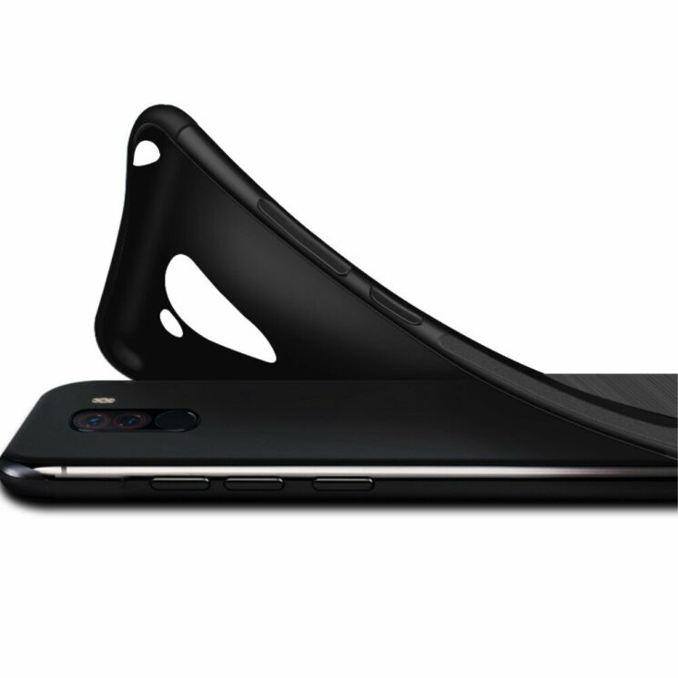Силіконовий (TPU) чохол IMAK Vega для Samsung Galaxy A20s (A207) - Black: фото 3 з 13