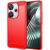 Силіконовий (TPU) чохол MOFI Carbon Fiber для Xiaomi Poco F6 - Red: фото 1 з 9