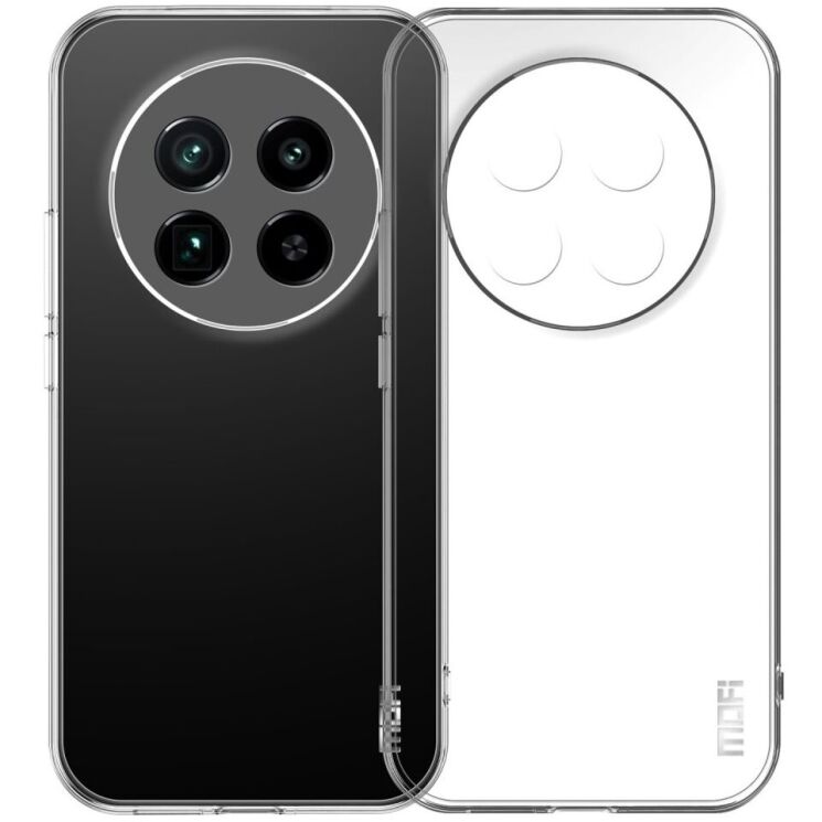Силиконовый (TPU) чехол MOFI Thin Guard для Realme 13 Plus - Transparent: фото 1 из 11
