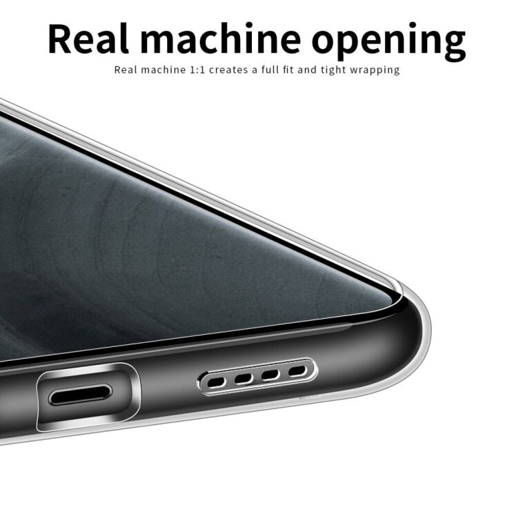 Силиконовый (TPU) чехол MOFI Thin Guard для Realme 13 Plus - Transparent: фото 9 из 11