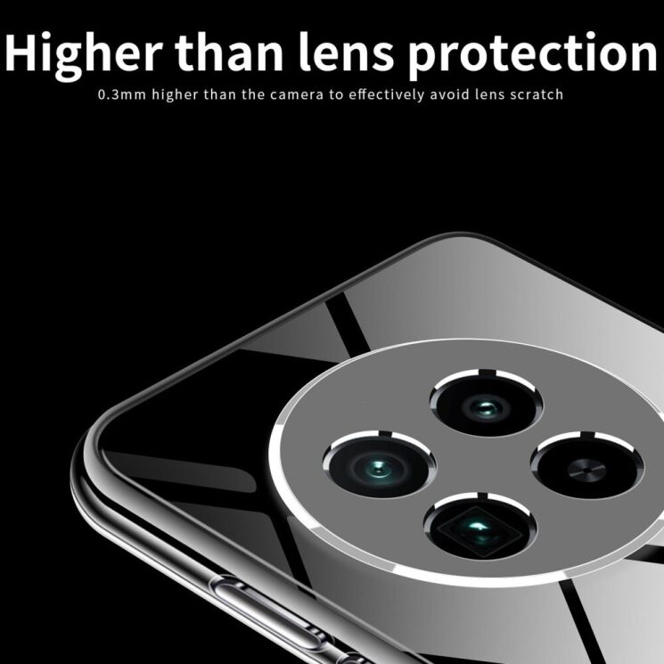 Силиконовый (TPU) чехол MOFI Thin Guard для Realme 13 Plus - Transparent: фото 6 из 11