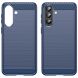 Силіконовий (TPU) чохол UniCase Carbon для Samsung Galaxy A57 (A576) - Blue (406109L). Фото 2 з 8