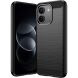 Силиконовый (TPU) чехол UniCase Carbon для Xiaomi Redmi Note 17 Pro Max - Black (430519B). Фото 1 из 9