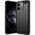 Силиконовый (TPU) чехол UniCase Carbon для Xiaomi Redmi Note 17 Pro Max - Black: фото 1 из 9