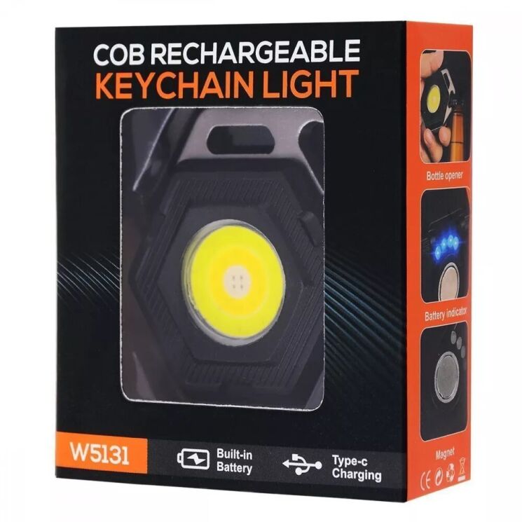 Світлодіодний ліхтарик Reframe W5131 Type-C (500mAh) - Black (981984B) Світлодіодний ліхтарик Reframe W5131 Type-C (500mAh) - Black: фото 5 з 9