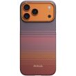 Ультратонкий чехол Pitaka Edge Case California Dream для iPhone 17 Pro Max (SCD1702PM) - Pink / Coffee (411153PC)