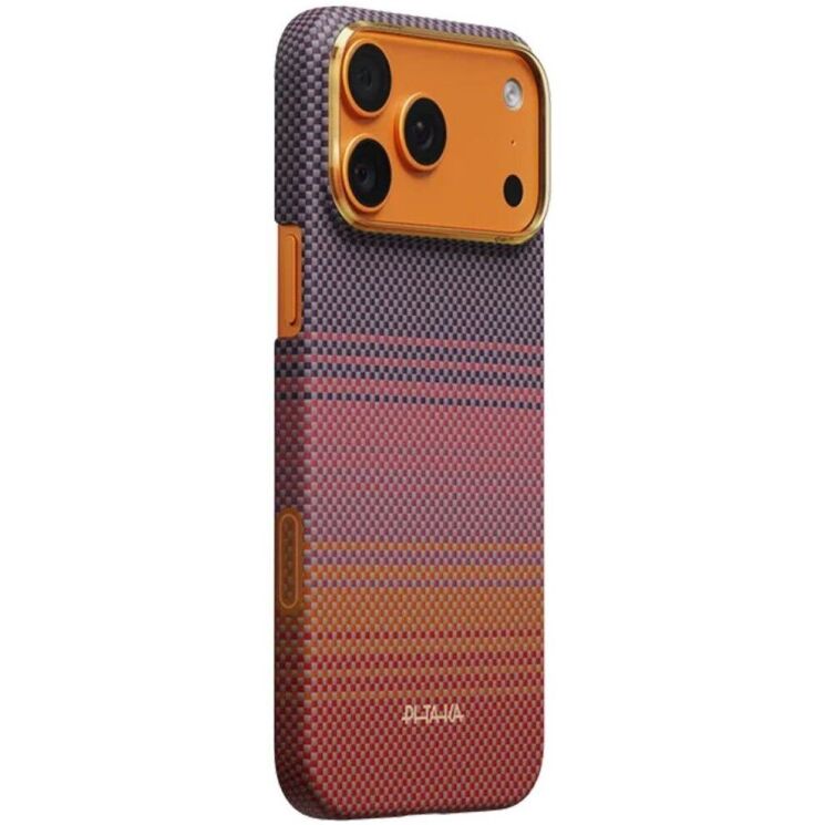 Ультратонкий чехол Pitaka Edge Case California Dream для iPhone 17 Pro Max (SCD1702PM) - Pink / Coffee: фото 2 из 10