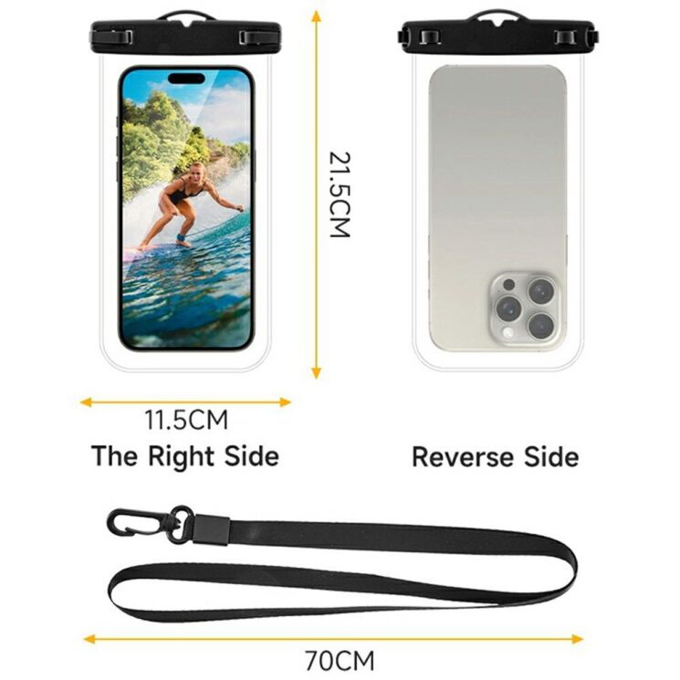 Влагозащитный чехол Reframe Waterproof Case - White: фото 7 из 7