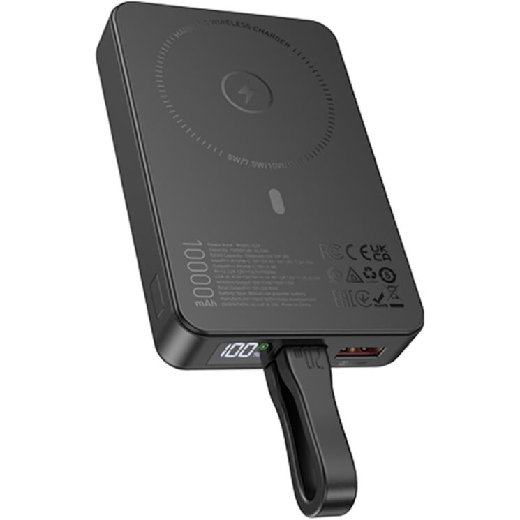 Внешний аккумулятор HOCO Q24 Elegant 22.5W (10000mAh) - Black: фото 1 из 14