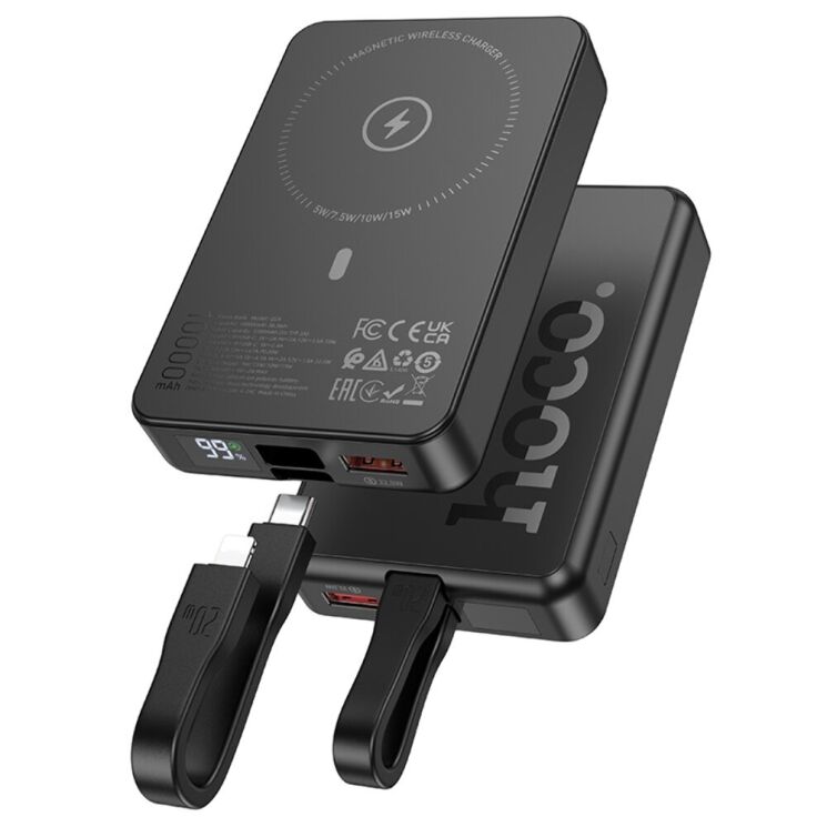 Внешний аккумулятор HOCO Q24 Elegant 22.5W (10000mAh) - Black: фото 4 из 14