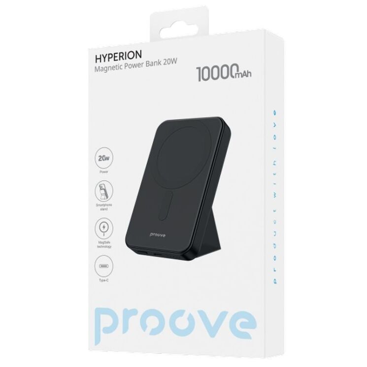 Внешний аккумулятор Proove Hyperion 20W (10000mAh) - Black: фото 10 из 11