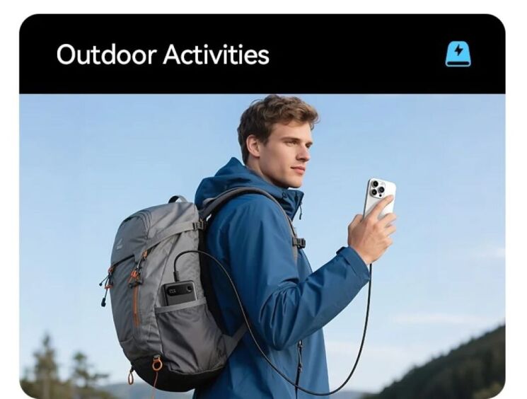 Внешний аккумулятор Usams CD251 PD20W (20000mAh) - Black: фото 6 из 15