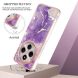 Захисний чохол Deexe Marble Case для Xiaomi Redmi 14C / Redmi A4 5G / Poco C75 - Purple (366062V). Фото 3 из 6