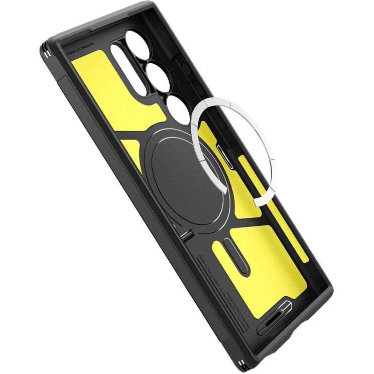 Защитный чехол Spigen (SGP) Tough Armor (MagFit) для Samsung Galaxy S24 Ultra (S928) - Black: фото 9 из 18